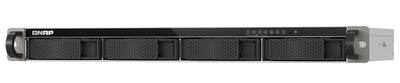 QNAP TS-433eU NAS Rack (1U) Cortex-A Cortex-A55 4 GB 0 TB QNAP Turbo System Nero [TS-433EU]