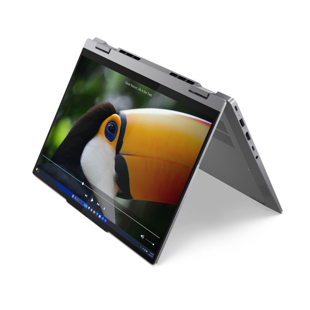 Lenovo ThinkBook 14 Intel Core Ultra 7 155U Ibrido (2 in 1) 35,6 cm (14") Touch screen WUXGA 16 GB DDR5-SDRAM 512 GB SSD Wi-Fi 6E (802.11ax) Windows 11 Pro Grigio [21MX0012IX]