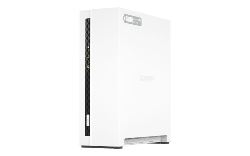 QNAP TS-133 server NAS e di archiviazione Tower Cortex-A55 2 GB DDR4 0 TB QNAP Turbo System Bianco [TS-133]