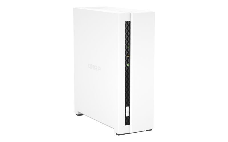 QNAP TS-133 server NAS e di archiviazione Tower Cortex-A55 2 GB DDR4 0 TB QNAP Turbo System Bianco [TS-133]