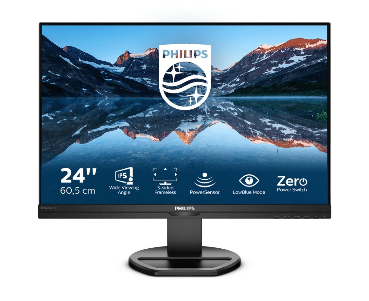 Philips B Line 240B9/00 Monitor PC 61,2 cm (24.1") 1920 x 1200 Pixel WUXGA LED Nero [240B9/00]