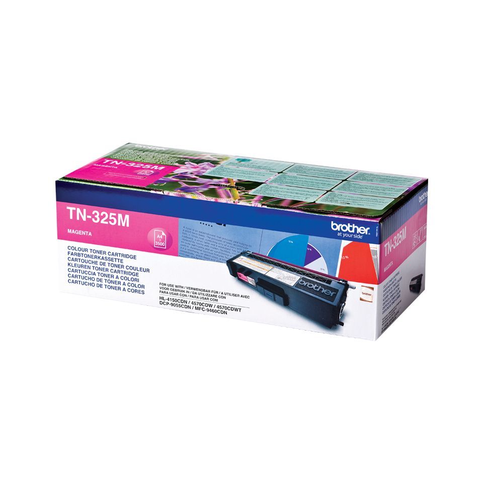 Brother TN-325M cartuccia toner 1 pz Originale Magenta [TN325M]
