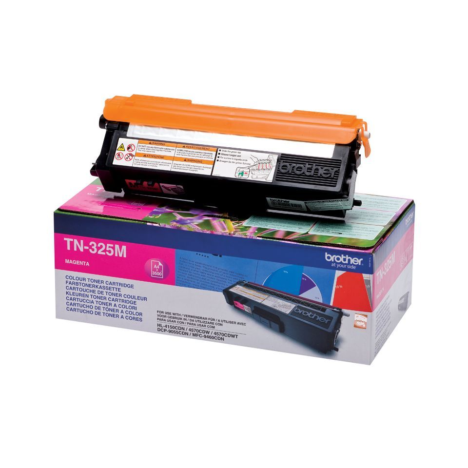 Brother TN-325M cartuccia toner 1 pz Originale Magenta [TN325M]