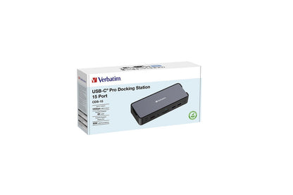 Verbatim CDS-15 Cablato USB 3.2 Gen 1 (3.1 Gen 1) Type-C Nero, Grigio [32171]