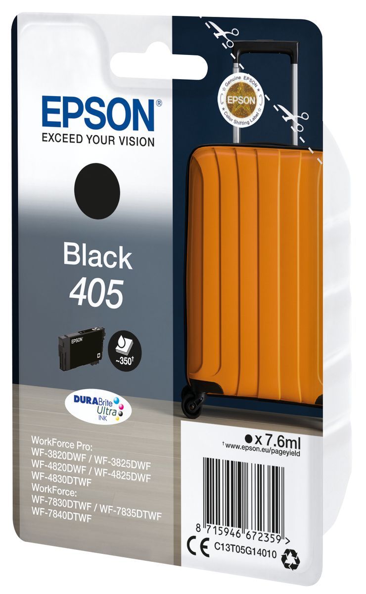 Epson 405 valigia cartuccia inchiostro originale nero 1pz [C13T05G14010]