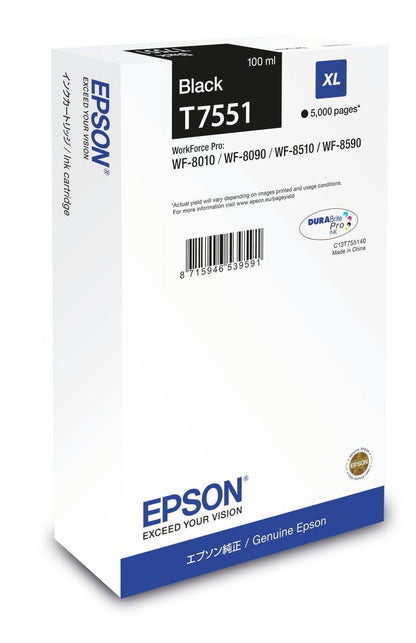 Epson Tanica Nero [C13T755140]