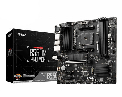 MSI B550M PRO-VDH scheda madre AMD B550 Socket AM4 micro ATX [B550MPRO-VDH]