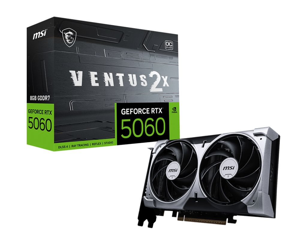 MSI VGA RTX 5060 8G VENTUS 2X OC [RTX50608GVENTUS2XOC]