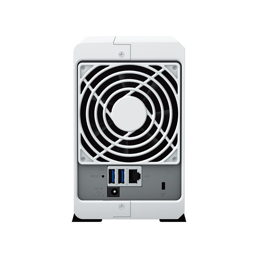 Synology DiskStation DS223J server NAS e di archiviazione Desktop Realtek RTD1619B 1 GB DDR4 0 TB DiskStation Manager Bianco [DS223J]
