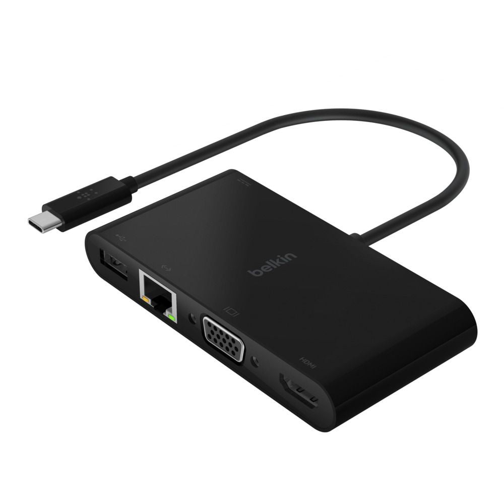 Belkin AVC004BTBK replicatore di porte e docking station per laptop USB 3.2 Gen 1 (3.1 Gen 1) Type-C Nero [AVC004BTBK]