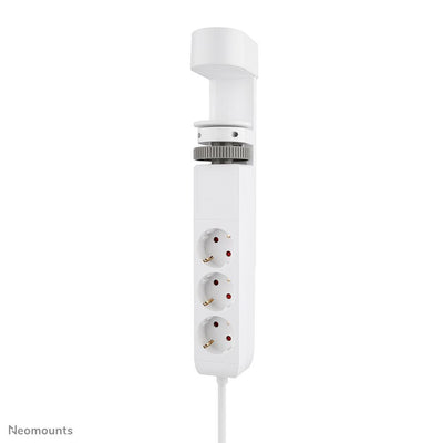 Neomounts DS22-840WH6 Multipresa da tavolo con morsetto e porte USB-C e USB-A - ricarica rapida [DS22-840WH6]
