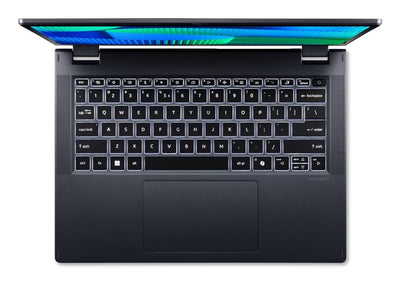 Acer TravelMate TMP414RN-54-TCO-78G9 Intel Core Ultra 7 155U Ibrido (2 in 1) 35,6 cm (14") Touch screen WUXGA 32 GB DDR5-SDRAM 1 TB SSD Wi-Fi 6 (802.11ax) Windows 11 Pro Italiano Blu [NX.B7WET.001]