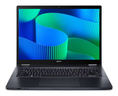 Acer TravelMate TMP414RN-54-TCO-78G9 Intel Core Ultra 7 155U Ibrido (2 in 1) 35,6 cm (14") Touch screen WUXGA 32 GB DDR5-SDRAM 1 TB SSD Wi-Fi 6 (802.11ax) Windows 11 Pro Italiano Blu [NX.B7WET.001]