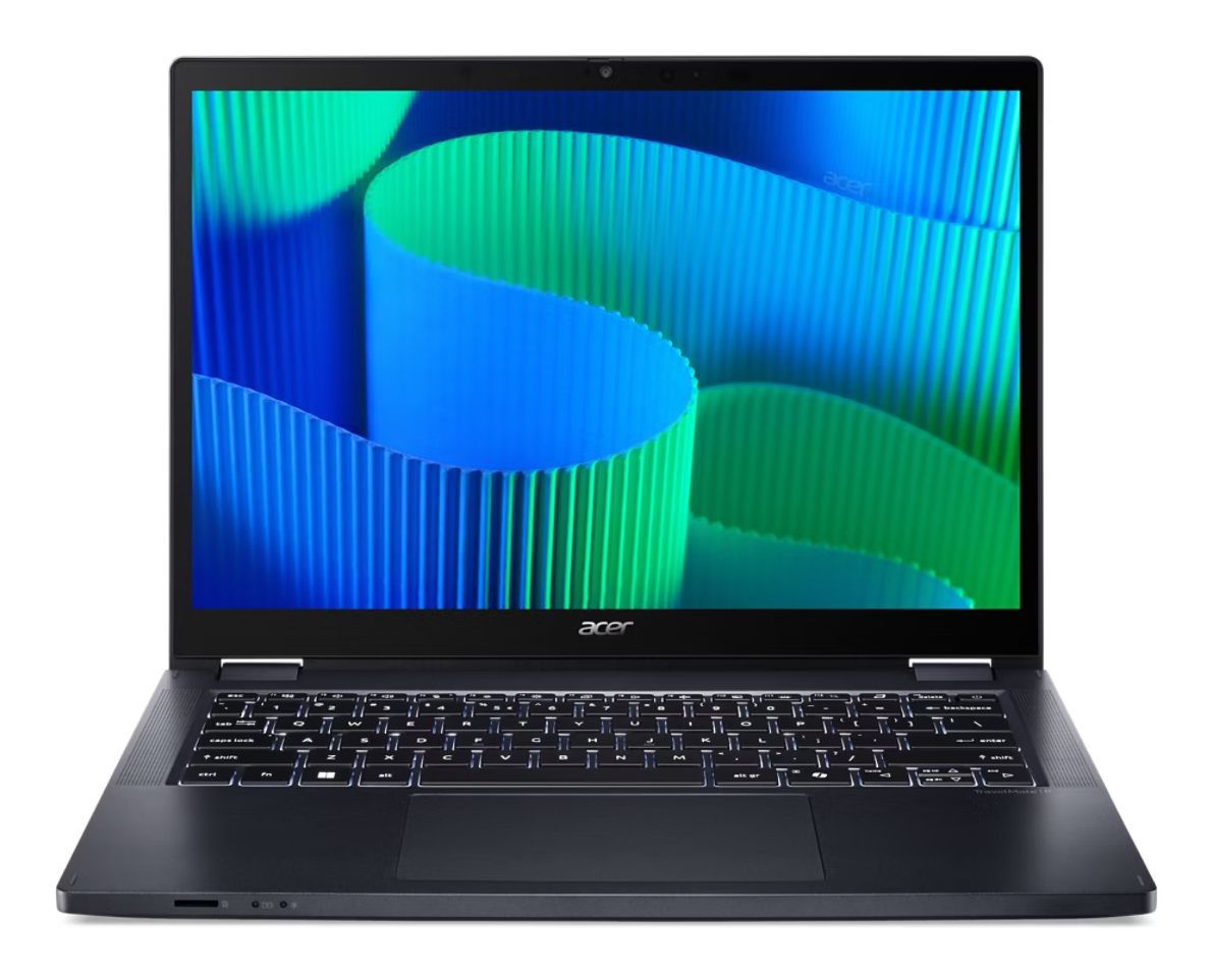 Acer TravelMate TMP414RN-54-TCO-78G9 Intel Core Ultra 7 155U Ibrido (2 in 1) 35,6 cm (14") Touch screen WUXGA 32 GB DDR5-SDRAM 1 TB SSD Wi-Fi 6 (802.11ax) Windows 11 Pro Italiano Blu [NX.B7WET.001]