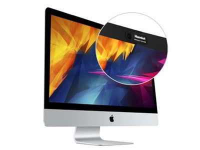 Hamlet HWCAMCV4 accessorio per webcam Copertura di protezione per privacy Nero [HWCAMCV4]