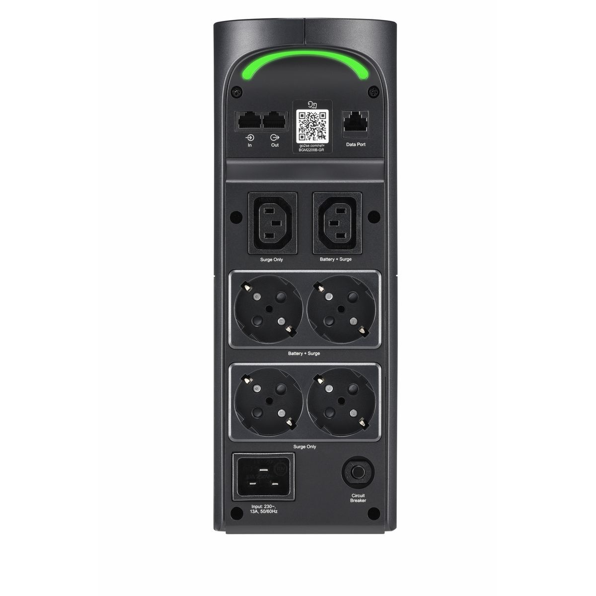 APC BGM2200B-GR gruppo di continuità (UPS) A linea interattiva 2,2 kVA 1320 W 6 presa(e) AC [BGM2200B-GR]