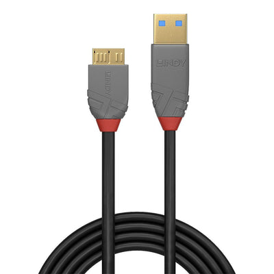 Lindy 36766 cavo USB 1 m USB 3.2 Gen 1 (3.1 Gen 1) USB A Micro-USB B Nero [LINDY36766]