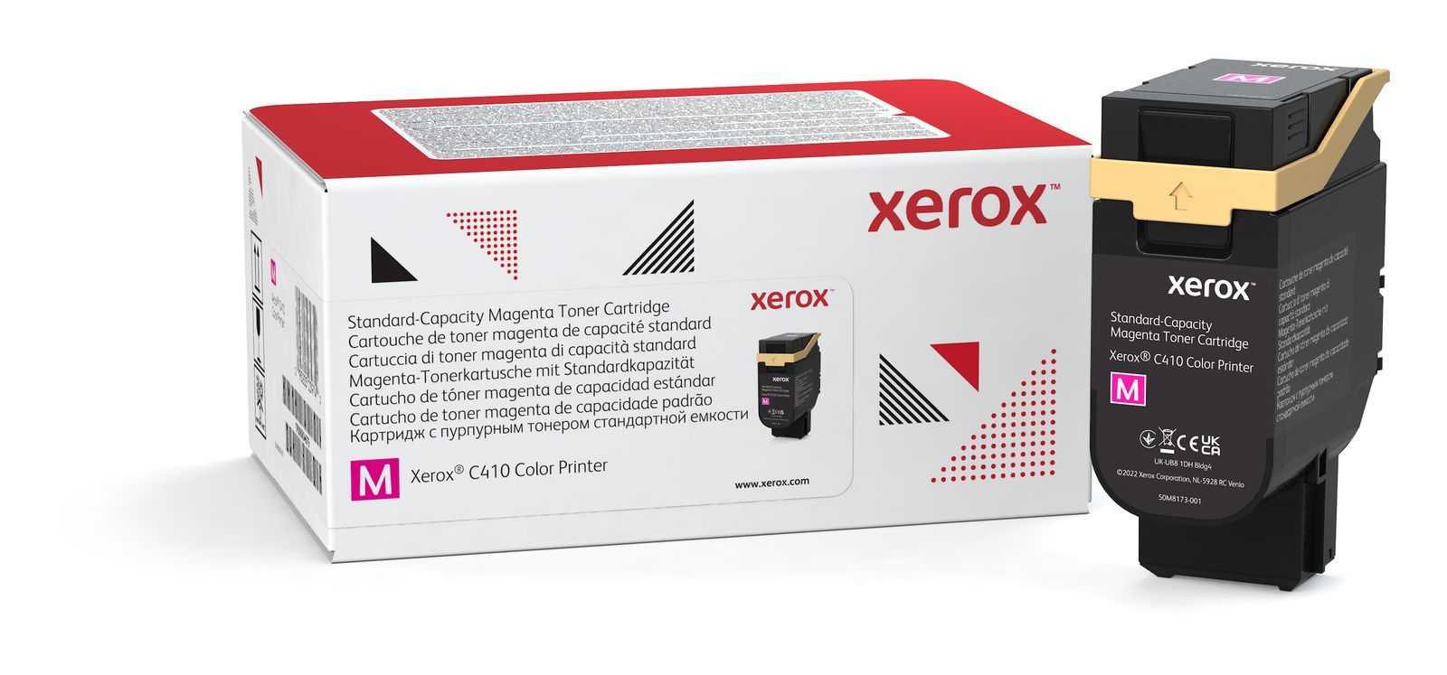 Xerox Cartuccia toner Magenta a Capacità standard da 2000 Pagine per Stampante a colori  C410/multifunzione a colori  VersaLink C415 (006R04679) [006R04679]