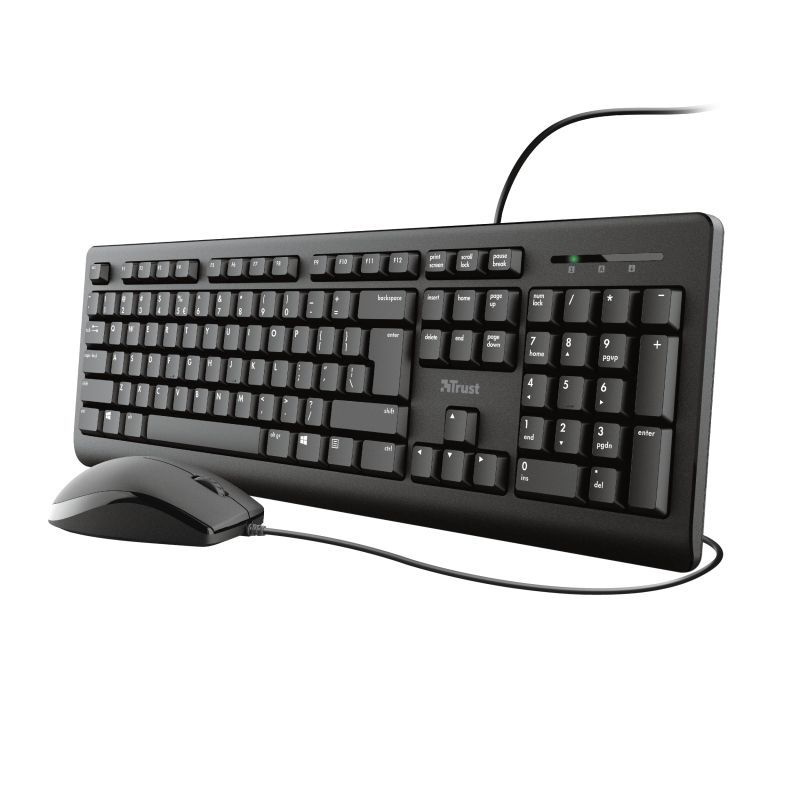 Trust Primo Set tastiera e mouse a filo - Nero IT [23971]
