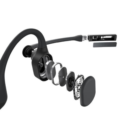 Shokz OpenComm UC Black Auricolare Wireless Portatile Musica e Chiamate USB tipo A Bluetooth Nero [C102-AA-BK]