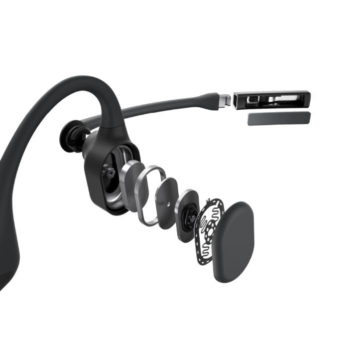 Shokz OpenComm UC Black Auricolare Wireless Portatile Musica e Chiamate USB tipo A Bluetooth Nero [C102-AA-BK]