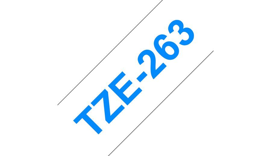 Brother TZE-263 nastro per etichettatrice Blu su bianco [TZE263] - ITPartners