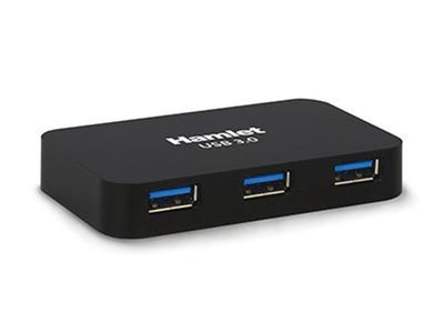 Hamlet Hub usb 3.0 a 4 porte 5 Gbps [XHUB430BK]