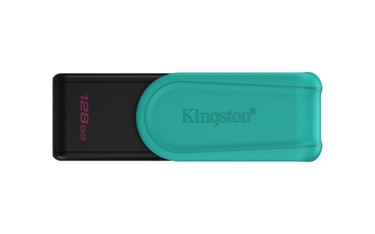 Kingston Technology DataTraveler 128GB Portable USB 3.2 Gen 1 Exodia S (Nero/Turchese) [DTXS/128GB]
