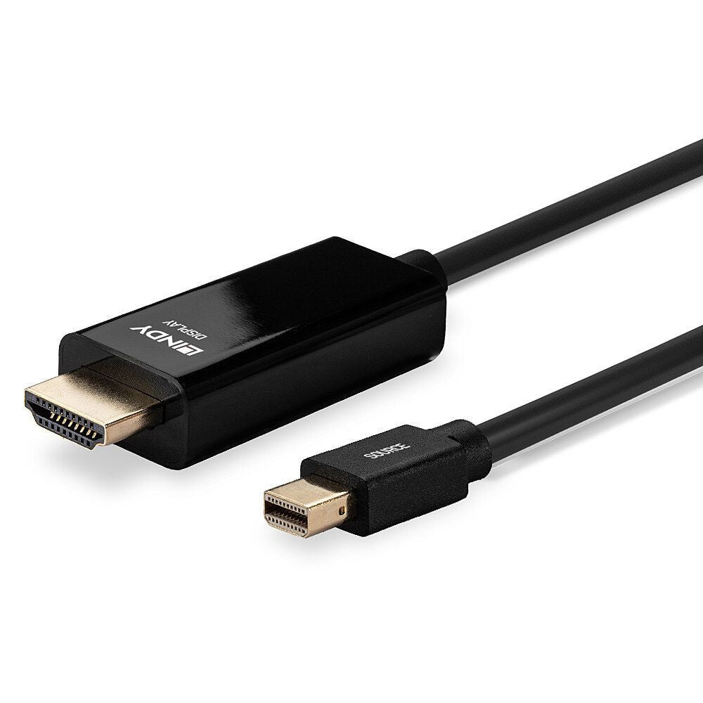 Lindy 36926 cavo e adattatore video 1 m HDMI tipo A (Standard) Mini DisplayPort Nero [LINDY36926]