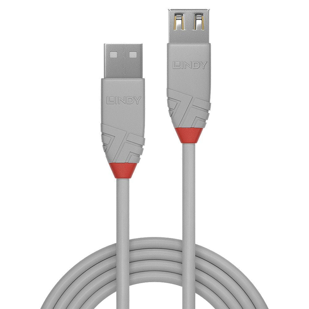 Lindy 36714 cavo USB 3 m USB 2.0 USB A Grigio [LINDY36714]