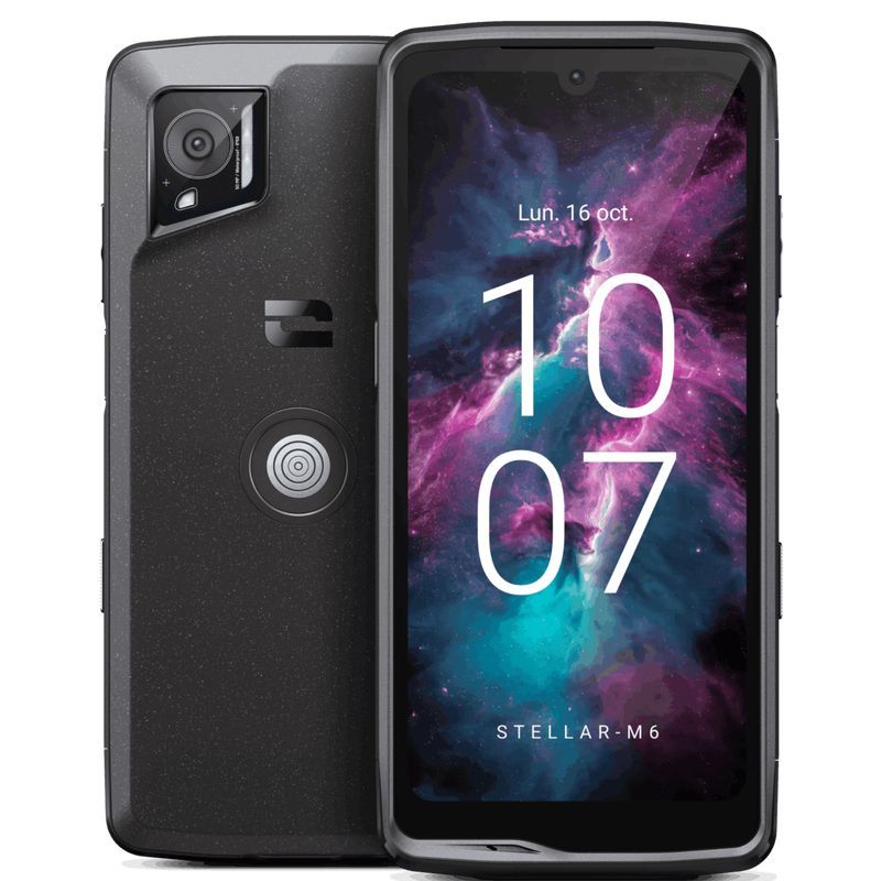 Crosscall Stellar-M6 15,5 cm (6.1") Doppia SIM Android 14 5G USB tipo-C 6 GB 128 GB 4500 mAh Nero [STELLAR-M6]