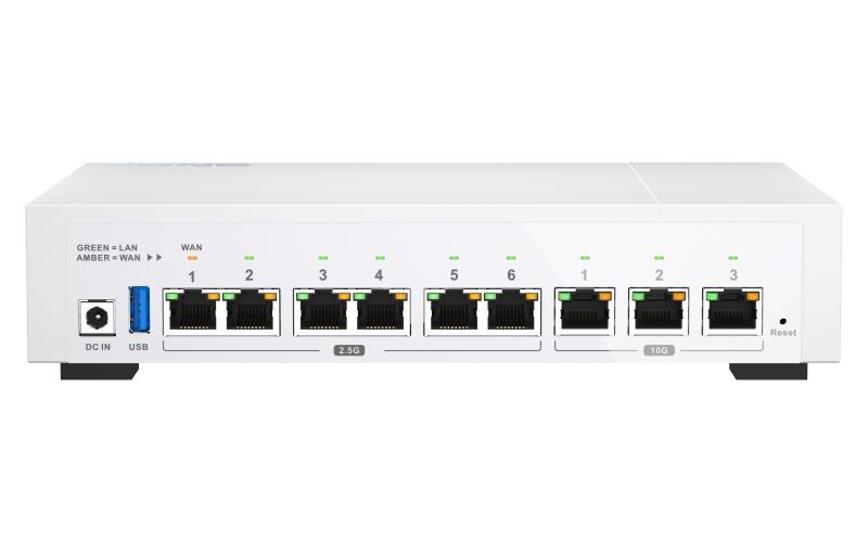 QNAP QHora-322 router cablato 2.5 Gigabit Ethernet, 10 Gigabit Ethernet Bianco [QHORA-322]