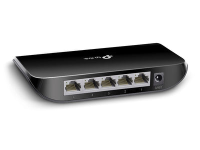 TP-Link TL-SG1005D switch di rete Non gestito Gigabit Ethernet (10/100/1000) Nero [TL-SG1005D]