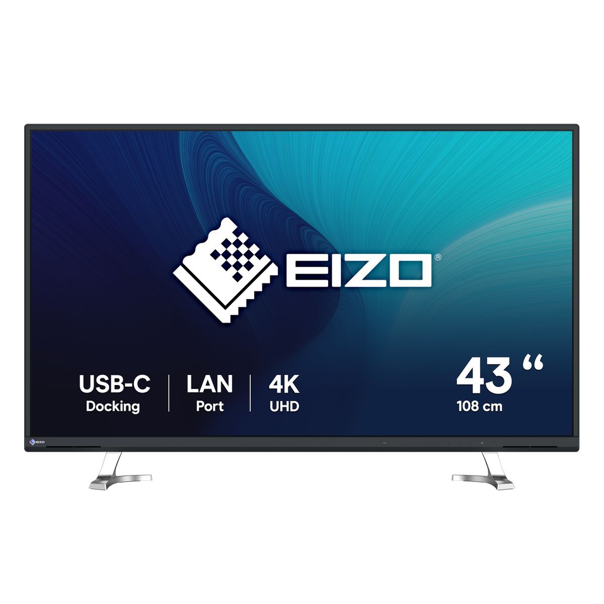 EIZO FlexScan EV4340X-BK LED display 108 cm (42.5") 3840 x 2160 Pixel 4K Ultra HD Nero [EV4340X-BK]