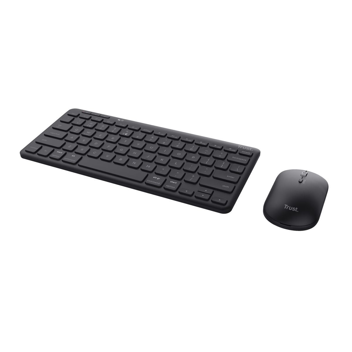 Trust Lyra tastiera Mouse incluso Ufficio RF senza fili + Bluetooth QWERTY Italiano Nero [24844]