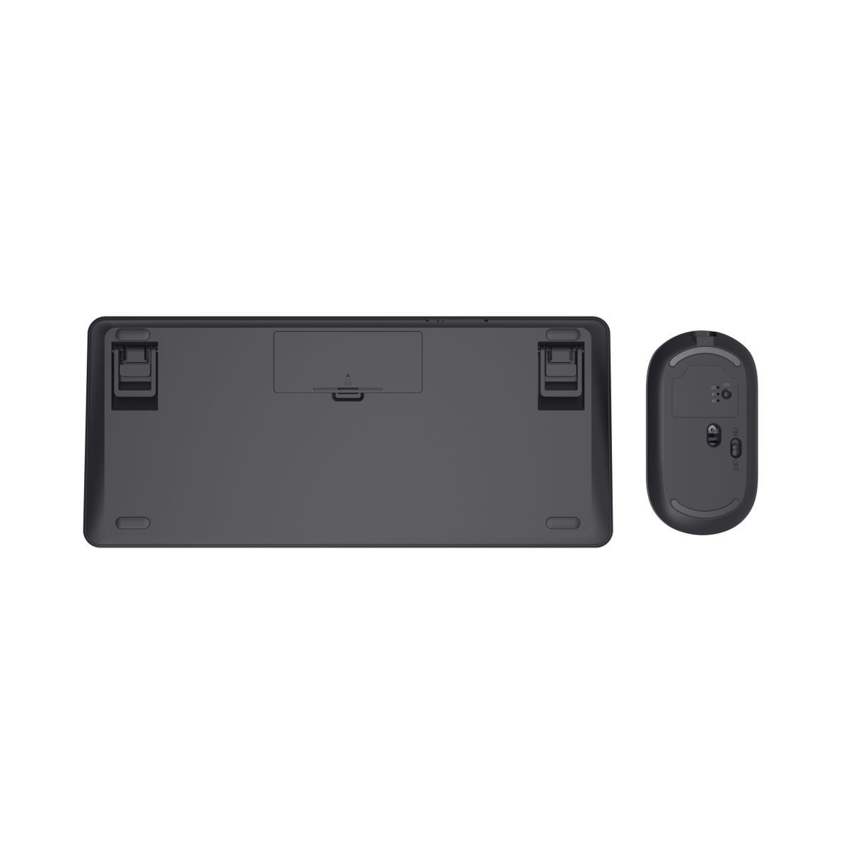 Trust Lyra tastiera Mouse incluso Ufficio RF senza fili + Bluetooth QWERTY Italiano Nero [24844]