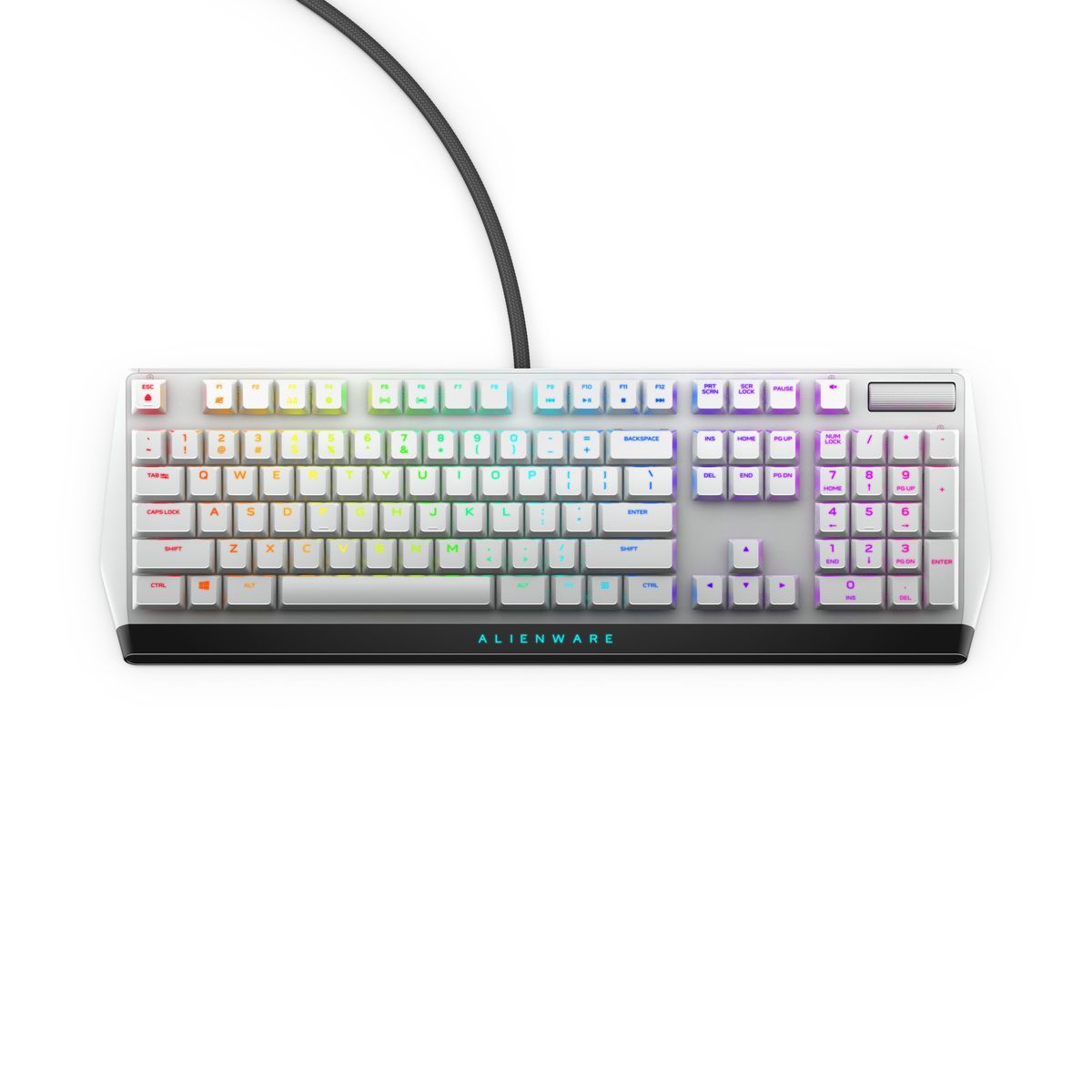 Alienware AW510K tastiera Gaming USB Nero, Bianco [AW510K-W-WW]