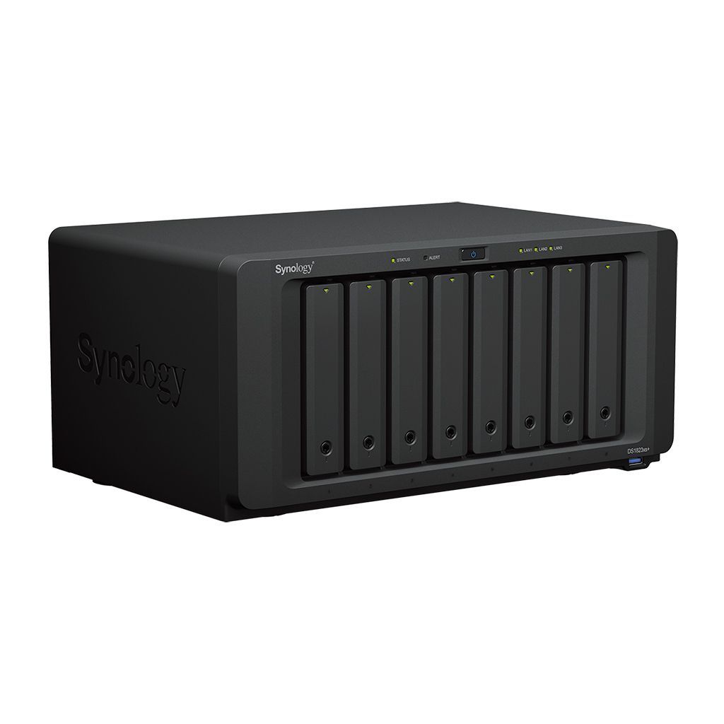 Synology DiskStation DS1823XS+ server NAS e di archiviazione Tower Ryzen Embedded V1780B 8 GB DDR4 0 TB DiskStation Manager Nero [DS1823XS+]