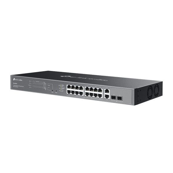 TP-Link Omada ES220GMP switch di rete Gestito L2 Gigabit Ethernet (10/100/1000) Supporto Power over Ethernet (PoE) Nero [ES220GMP]