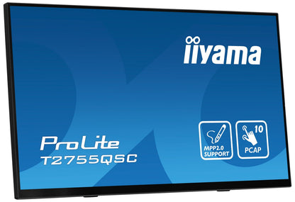 iiyama ProLite T2755QSC-B1 Monitor PC 68,6 cm (27") 2560 x 1440 Pixel Full HD LCD Touch screen Nero [T2755QSC-B1]