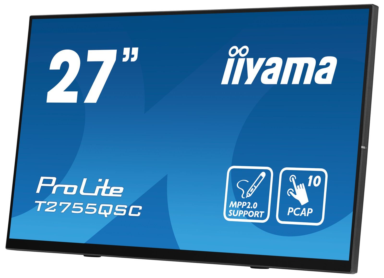 iiyama ProLite T2755QSC-B1 Monitor PC 68,6 cm (27") 2560 x 1440 Pixel Full HD LCD Touch screen Nero [T2755QSC-B1]