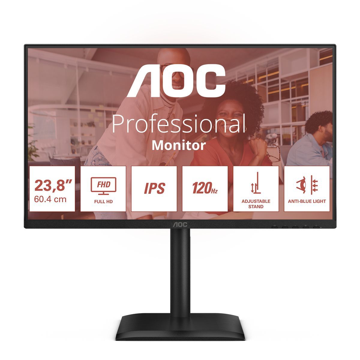 AOC 24E4U Monitor PC 60,5 cm (23.8") 1920 x 1080 Pixel Full HD LED Nero [24E4U]