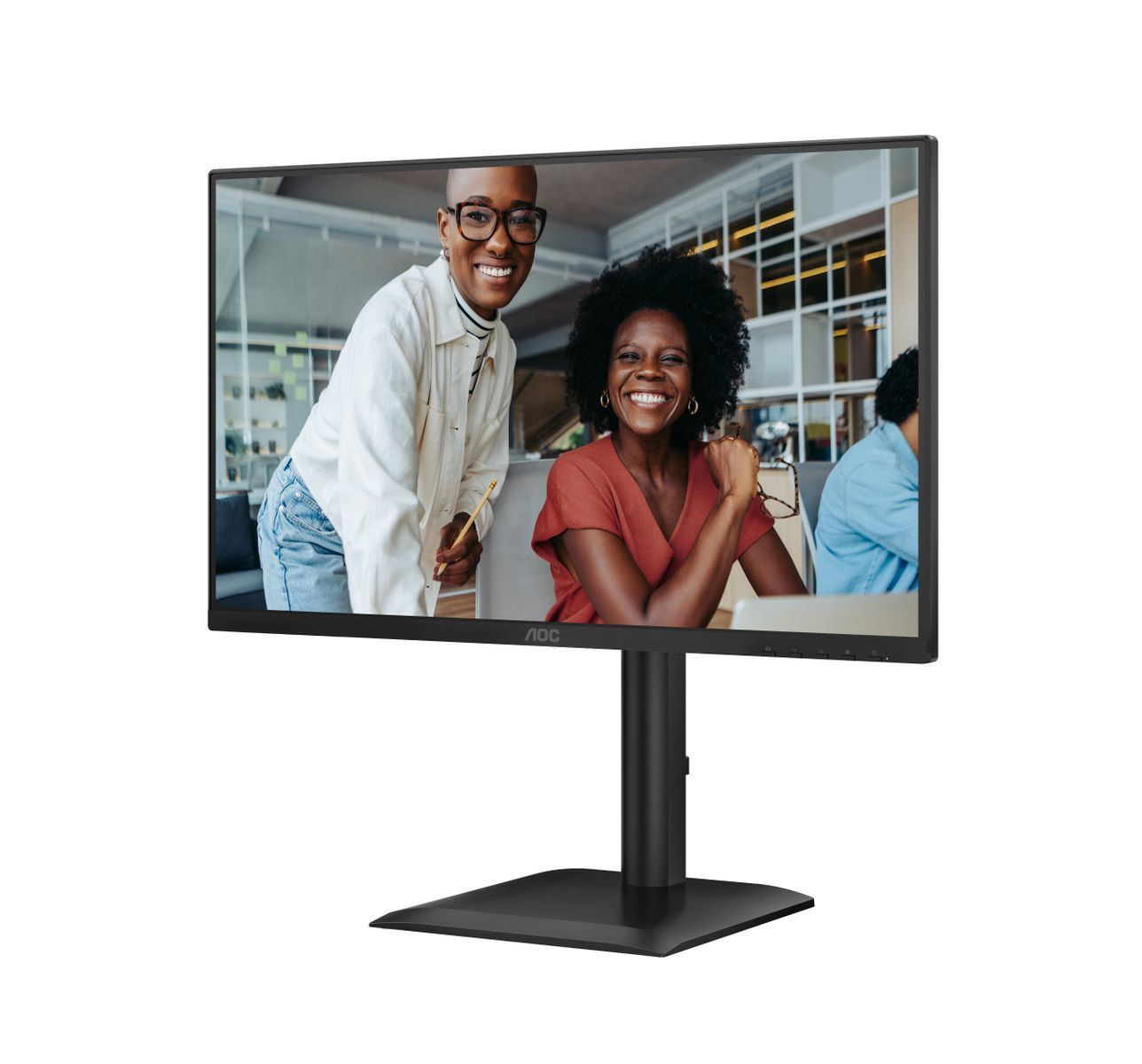 AOC MONITOR 23,8 LED IPS FHD 16:9 4MS 300 CDM 120hz, PIVOT, VGA/DP/HDMI, MULTIMEDIALE [24E4U]