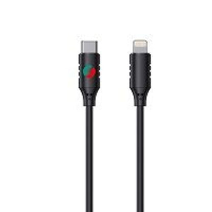 IGLOO CAVETTO USB-TYPE C TO LIGHTNING BLACK [LF-08B_2]