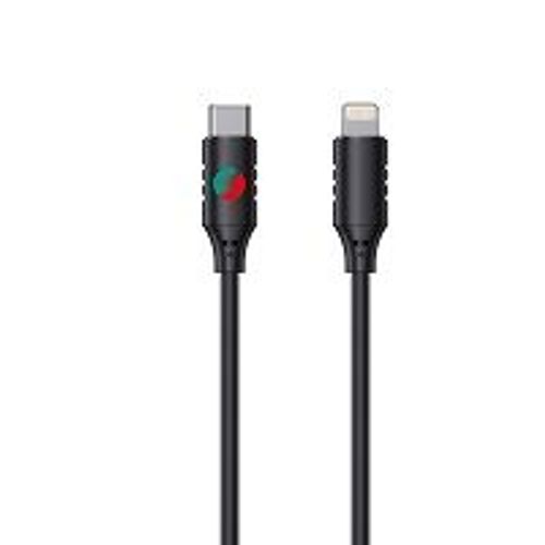 IGLOO CAVETTO USB-TYPE C TO LIGHTNING BLACK [LF-08B_2]