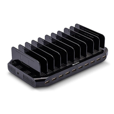 Lindy 73309 organizzatore per stazioni di carica Libera installazione Plastica Nero [LINDY73309]