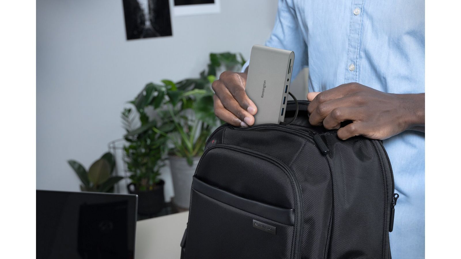 Kensington Docking station portatile senza driver doppia uscita video UH1440P USB-C 5 Gbps  DP/HDMI/VGA [K33853WW]