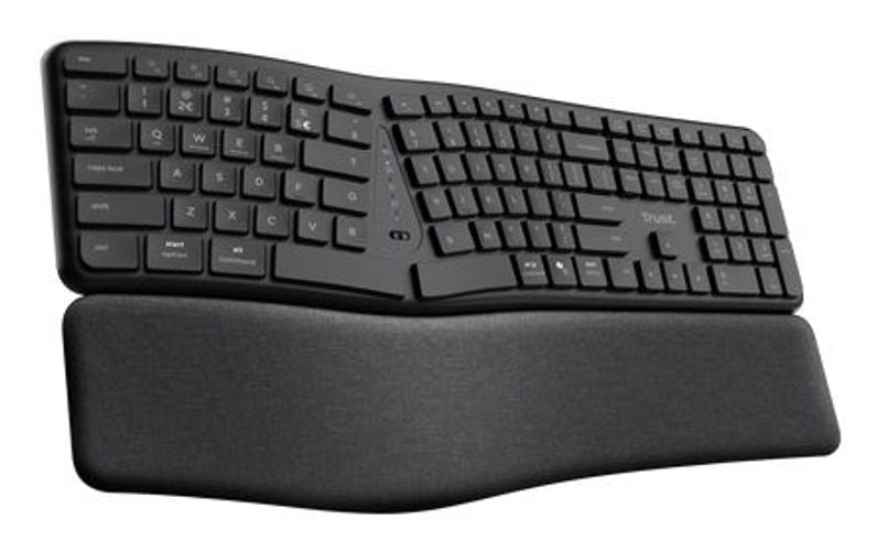 Trust Keyra Tastiera wireless multi-dispositivo ergonomica [25706]