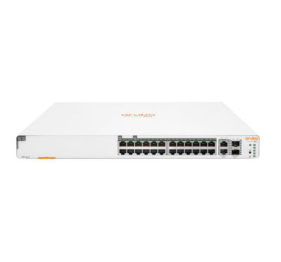 HPE Aruba Networking Networking Instant On Switch 20p Gigabit CL4 4p Gigabit CL6 PoE 2p 10GBT 2p SFP+ 370W 1960 [JL807A#ABB]