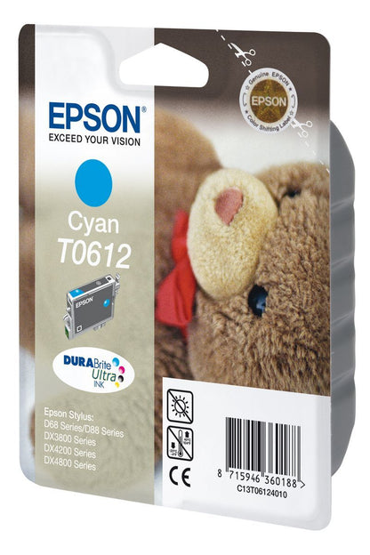Epson Teddybear Cartuccia Ciano [C13T06124010]
